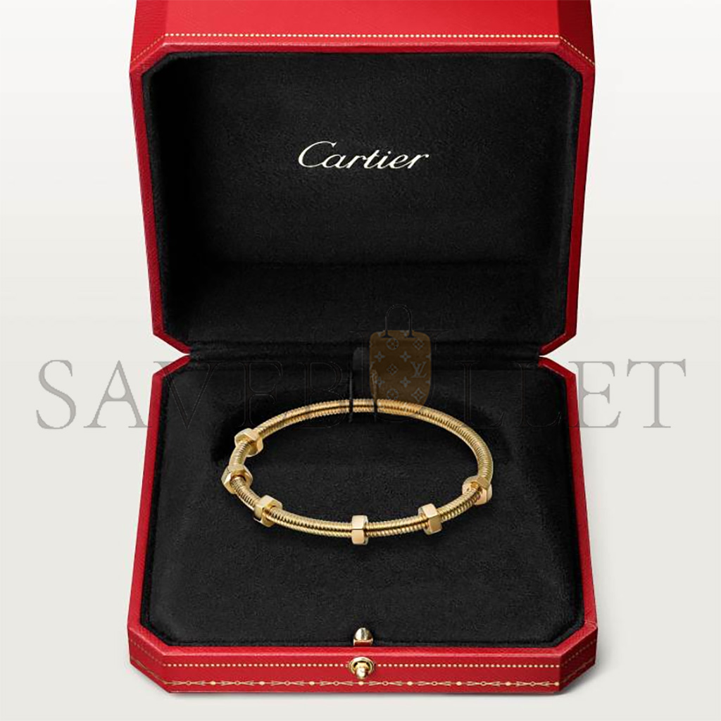 Ca*t*er ecrou yellow gold de Ca*t*er bracelet b6063817